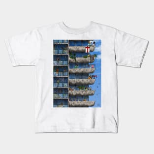 Brutalist Utopia Kids T-Shirt